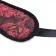 Masky, kukly a pásky přes oči - BASIC X saténová maska na oči červená - BSC00182