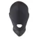 Masky, kukly a pásky přes oči - BASIC X maska na obličej s otvorem pro ústa černá - BSC00166