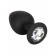 Nevibrační anální kolíky - Silikonové anální kolíky s kamínkem tréninkový set 3ks - s12108