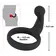 Tipy na valentýnské dárky pro muže - Black Velvets erekční kroužek se stimulátorem - 5238440000