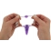 Vibrační anální kolíky - BOOM Finger Patron anální  kolíček vibrační fialový - BOM00073