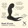 Masáž prostaty - BASIC X Leon stimulátor prostaty na dálkové ovládání černý - BSC00207