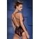 Erotické body a korzety - Obsessive Body Fiorenta Teddy - 5901688205761 - L/XL černé