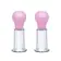 Vakuové pumpy pro ženy - BASIC X přísavky na bradavky 2 ks růžové - BSC00227