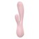 Rotační a rabbit vibrátory - Satisfyer Mono Flex růžový vibrátor na aplikaci - 4061504002651