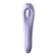 Tlakové stimulátory na klitoris - Satisfyer Dual Pleasure tlakový stimulátor a vibrátor 2 v 1 - fialový - v360133