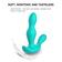 Vibrátor na prostatu - BOOM Richard stimulátor prostaty na dálkové ovládání zelený - BOM00133