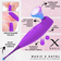 Tipy na valentýnské dárky pro ženy - BASIC X  Datel  podtlakový stimulátor klitorisu fialový - BSC00253