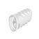 Vibrační masturbátory - BASIC X Monroe vibrační masturbátor bílý - BSC00248