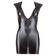 Erotické šaty - Cottelli Party dress lesklé minišaty černé - 27158481041 - L