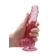 Tipy na valentýnské dárky pro ženy - Realrock gelové dildo s přísavkou 19 cm růžové - shmREA091PNK