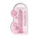 Tipy na valentýnské dárky pro ženy - Realrock gelové dildo s přísavkou 19 cm růžové - shmREA091PNK