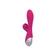 Vibrátory na G-bod - Romant Flap vibrátor rabbit s poklepem a tlakovým stimulátorem na klitoris růžový - RMT120pnk
