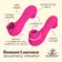Tlakové stimulátory na klitoris - Romant Laurence oboustranný Suction stimulátor klitorisu - RMT118pnk