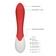 Vibrátory na G-bod - Spice G-Spot vibrátor s funkcí ohřívání - červený - shmHEA001red