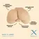 Nevibrační vaginy - BASIC X James - zadnice s varlaty - BSC00302