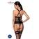 Erotické body a korzety - Passion Amanda korzet černý - 5908305961529 - L/XL