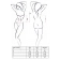 Erotické body a korzety - Erotic Line JANET korzet - 5908305926450 - bílá L/XL