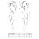 Erotické košilky - Erotic Line BELLATRIX košilka - 5908305926245 - černá L/XL