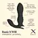 Masáž prostaty - BASIC X Will stimulátor prostaty na dálkové ovládání černý - BSC00353
