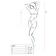 Tipy na valentýnské dárky pro ženy - Passion body Laura - červené - BS064RED