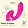Tlakové stimulátory na klitoris - BASIC X Alyssa stimulátor klitorisu a vibrátor 2v1 růžový - BSC00349pnk