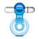 Erekční kroužky vibrační - Stay Hard Vibrační erekční kroužek - modrý - v330576