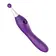 Tlakové stimulátory na klitoris - BASIC X  Alvis podtlakový stimulátor klitorisu 3v1 fialový - BSC00373pur