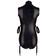 Erotické body a korzety - Cottelli Bondage Body se zipy a pouty - černé - 26417711041 - L