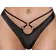 Erotické komplety - Cottelli Lingerie Set s pásky - černý - 22142371241 - 80B/M