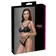 Erotické komplety - Cottelli Lingerie Set s pásky - černý - 22142371241 - 80B/M
