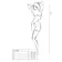 Bodystocking a catsuit - Passion ECO catsuit BS012 červený - ECOBS012red