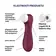 Tlakové stimulátory na klitoris - Satisfyer Pro 2 Generation 3 Bluetooth/App Stimulátor na klitoris - Wine Red - sat4051840