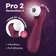 Tlakové stimulátory na klitoris - Satisfyer Pro 2 Generation 3 Stimulátor na klitoris - Wine Red - sat4051871
