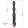 Anální vibrátory - BASIC X Armin vibrační anální korále černé - BSC00429blk