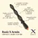 Vibrační anální kolíky - BASIC X Armin vibrační anální korále černé - BSC00429blk