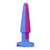 Nevibrační anální kolíky - A-play - Groovy Anální kolík 12 cm - růžová/fialová/modrá - shm0302-04-BX