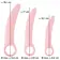 Vaginální dilatátory - Sweet Smile Set dilatátorů pro trénování svalů při vaginismu 3 ks - 5387100000