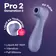 Vibrátory do vody - Satisfyer Pro 2 Generation 3 Stimulátor na klitoris - Lilac - sat4051895