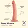 Dilda s přísavkou - BASIC X Lance realistické dildo s přísavkou tělové - BSC00440skn