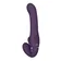 Párové vibrátory - VIVE Ai Vibrační strap-on se stimulací klitorisu - fialový - VIVE047PUR