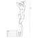 Bodystocking a catsuit - Passion bodystoking BS098 bílý - BS098white