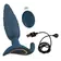 Vibrační anální kolíky - ANOS RC Vibrační anální kolík s přirážením - 54017800000