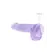Dilda s přísavkou - Realrock gelové dildo s přísavkou 16 cm fialové - REA090PUR