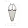 Erotické body a korzety - Passion Chika body - krémově bílá - 5908305964858 - L/XL