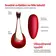 Vibrátory na klitoris - BASIC X The Swan vibrátor na klitoris červený - BSC00469red