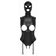 Erotické body a korzety - Bad Kitty Body s kuklou - černé - 24804841041 - L