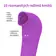 Vibrátory na klitoris - Romant Lucas oboustranný vibrátor s kmitajícím jazýčkem fialový - RMT135pur