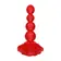 Vibrační anální kolíky - BASIC X vibrační anální korále červené - BSC00451red