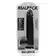 Dilda a vibrátory XXL - RealRock Extra Large dildo s varlaty 38 cm - černé - REA165BLK